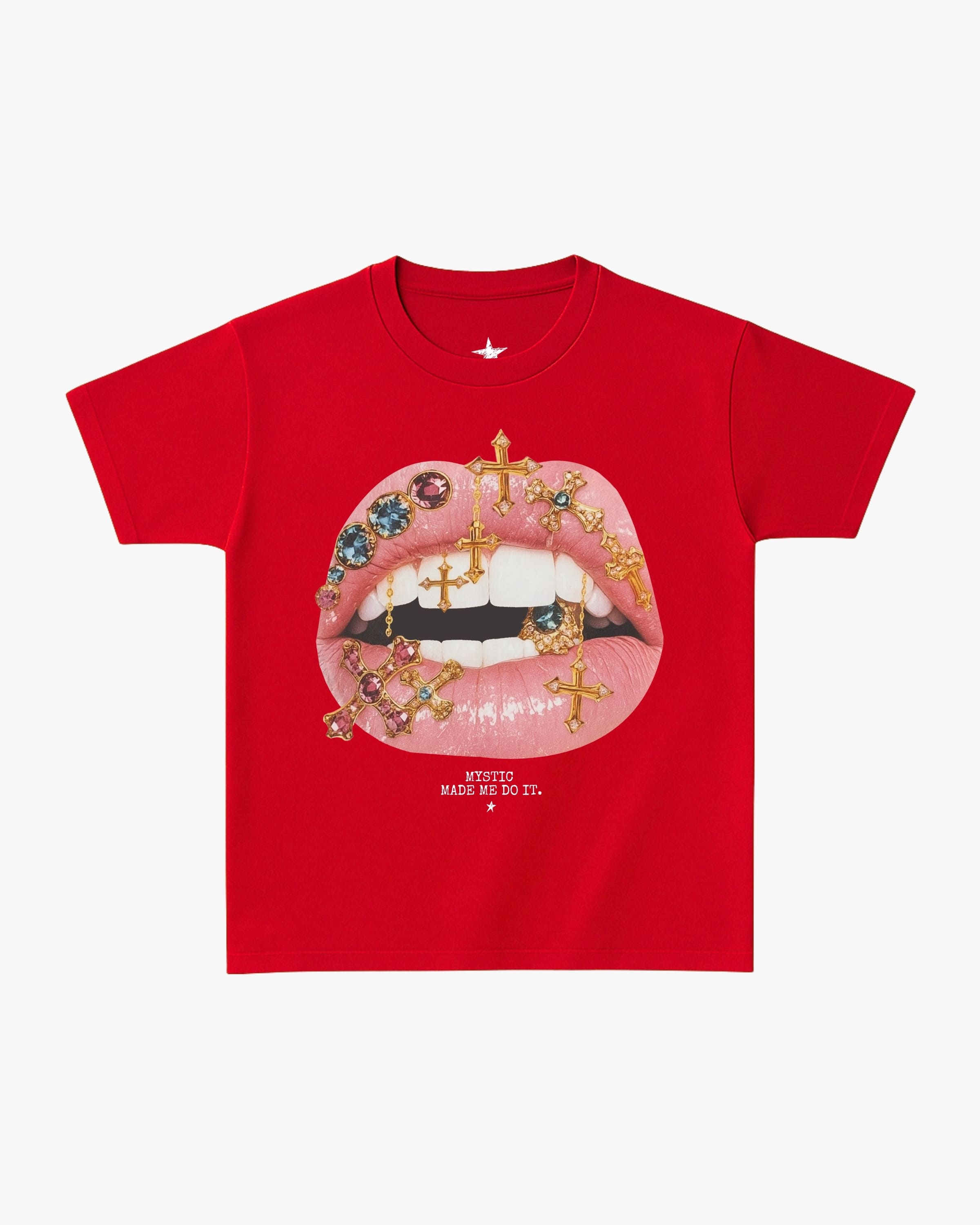 Gem Kiss - Baby Tee – Mystic