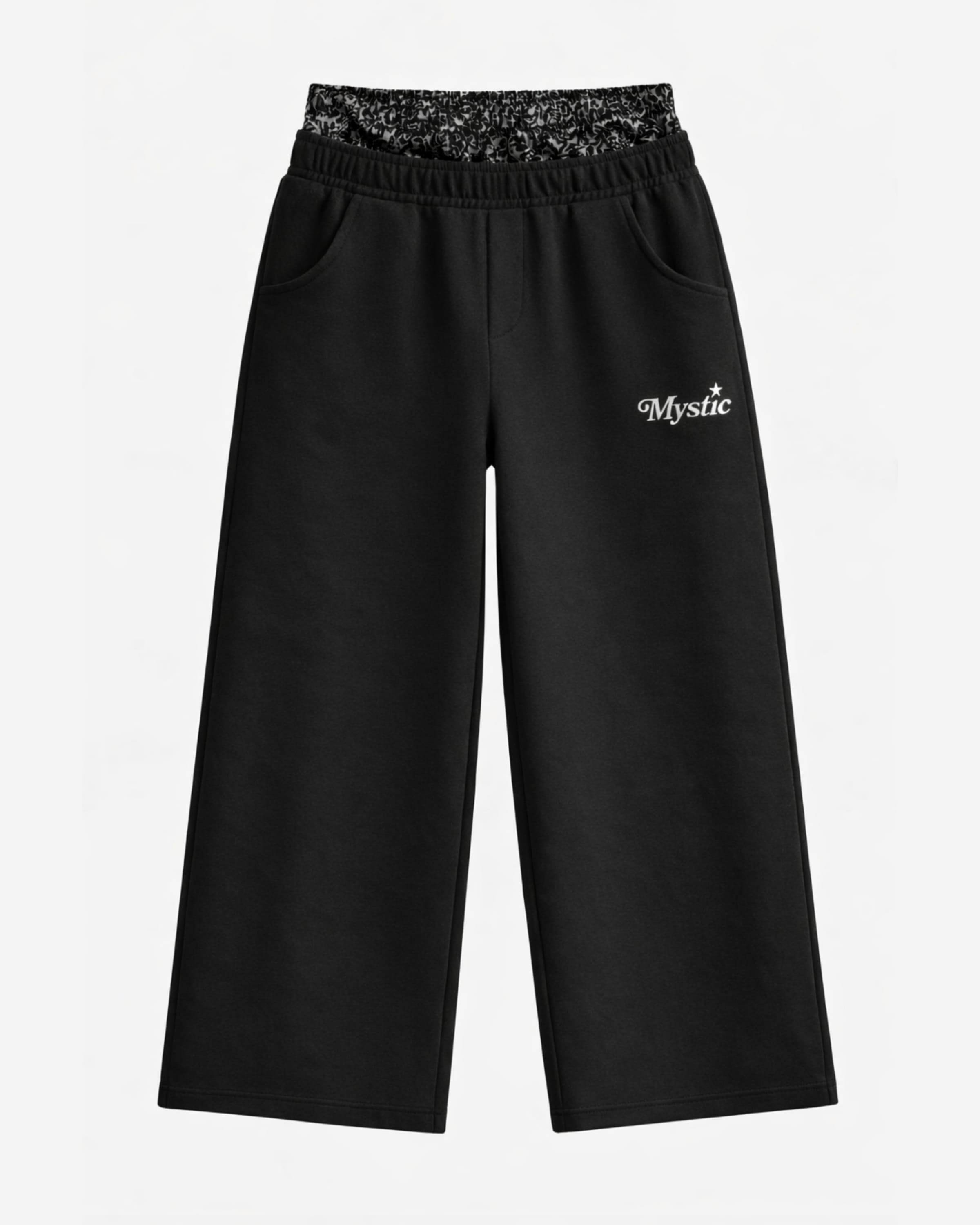 Lace Double Waist Sweatpants – Mystic