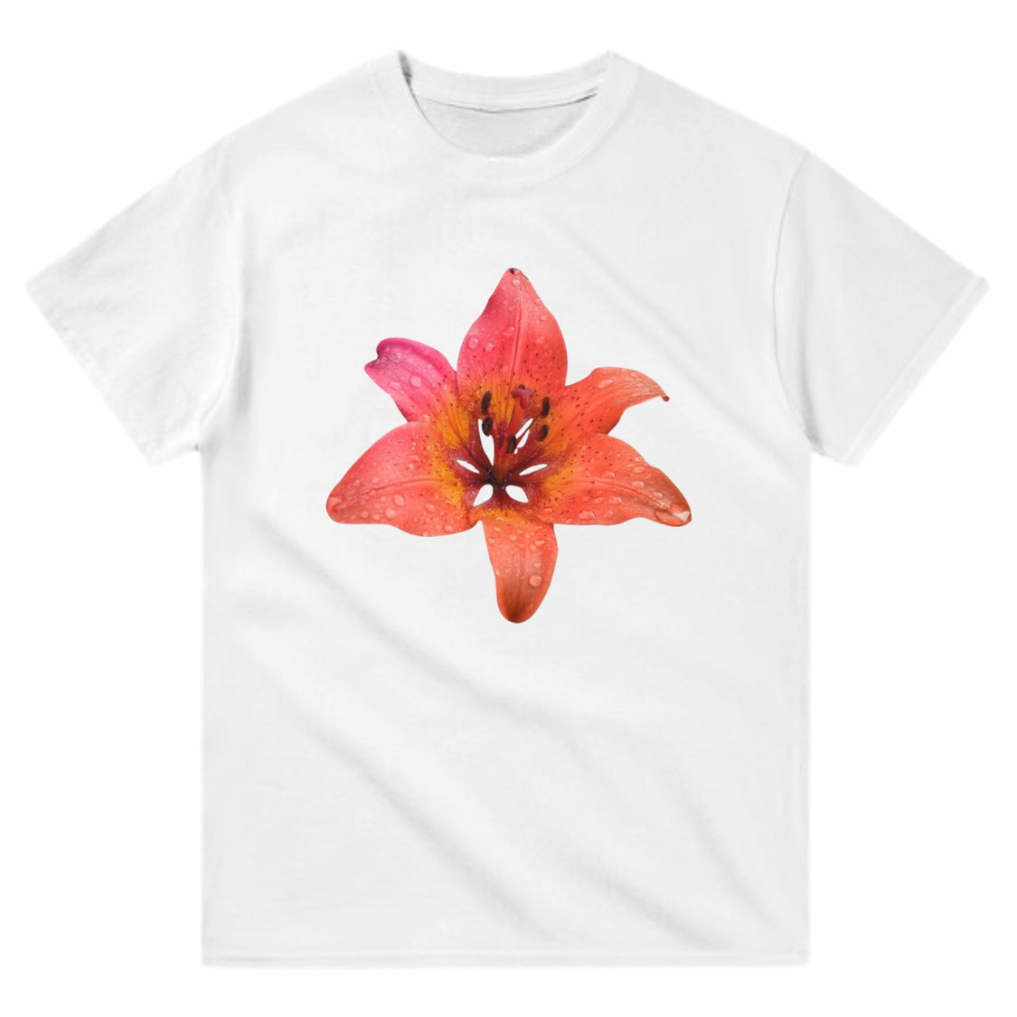 Fire Lily Floral Graphic Tee