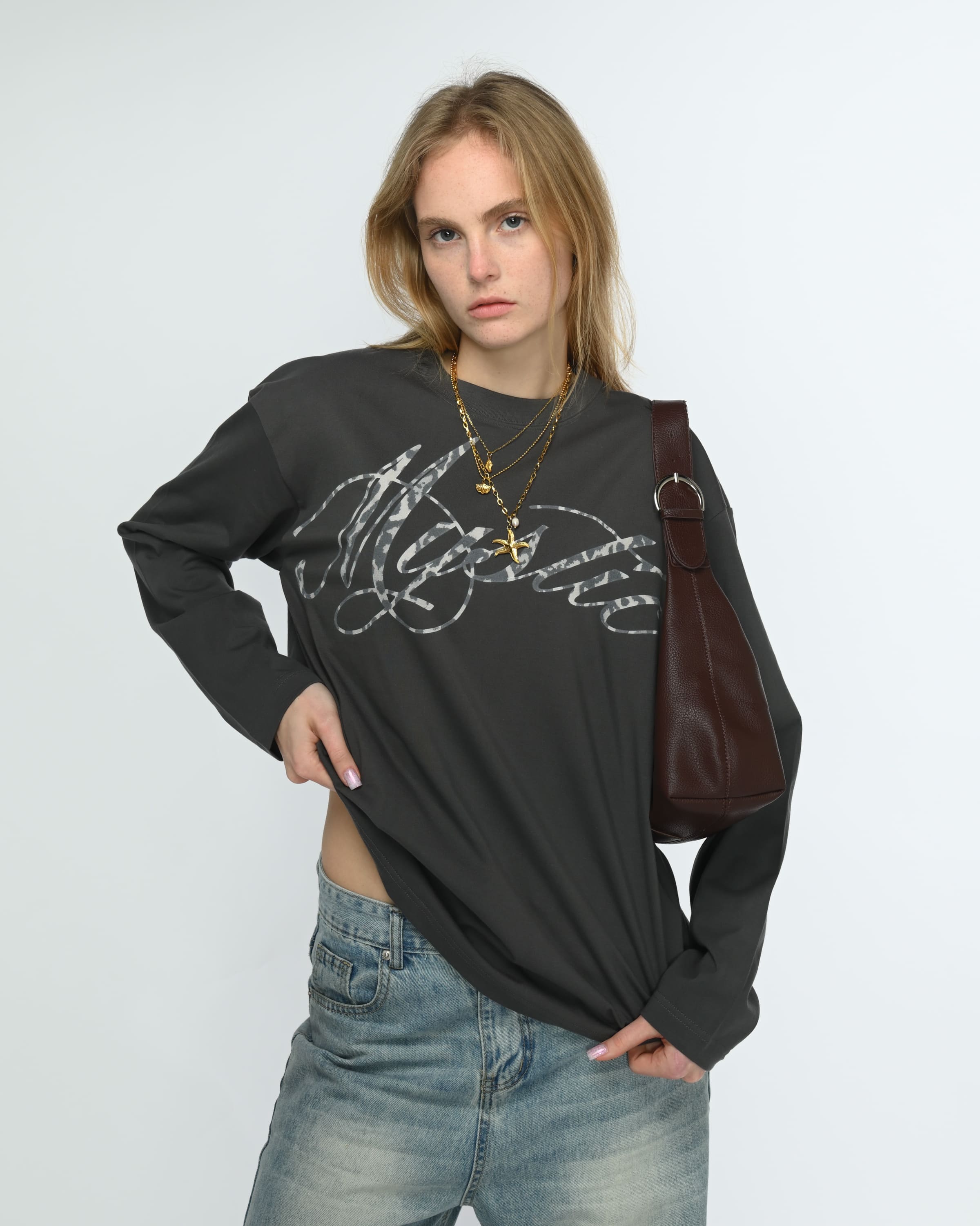 Leopard Signature Longsleeve – Mystic